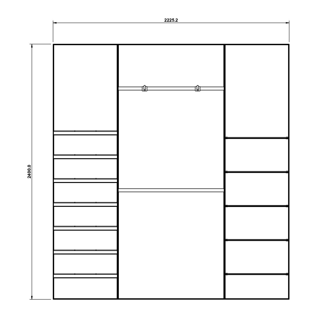 Complete Fashion Retail Merchandising Wall (Set 1)