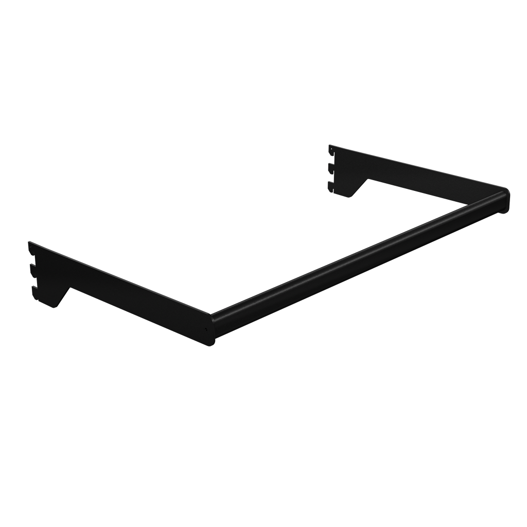 Slotted UpBright® Heavy-Duty D-Rail