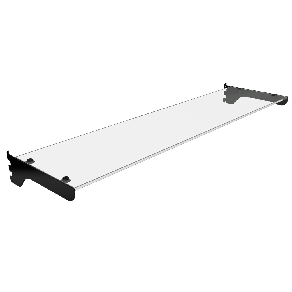 Slotted UpBright® Premium Glass Shelf