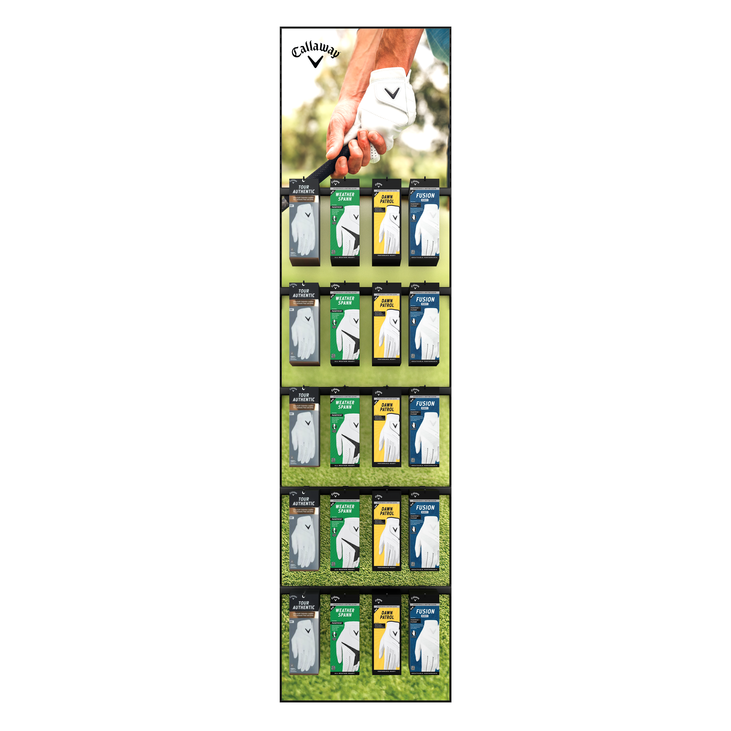 Slotted UpBright® Golf Glove Wall Fixture