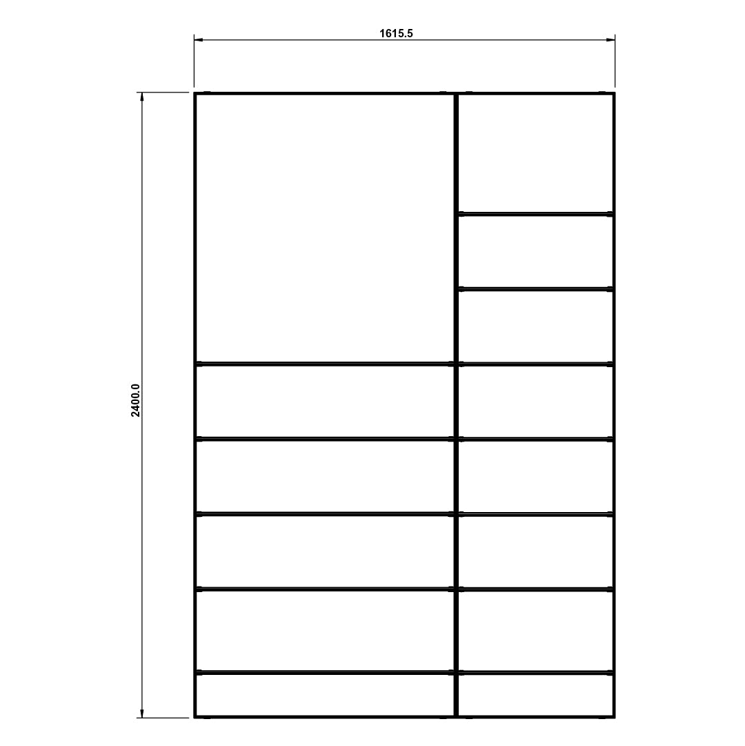 Hybrid Clinic Retail Merchandising Wall | Glass Shelving