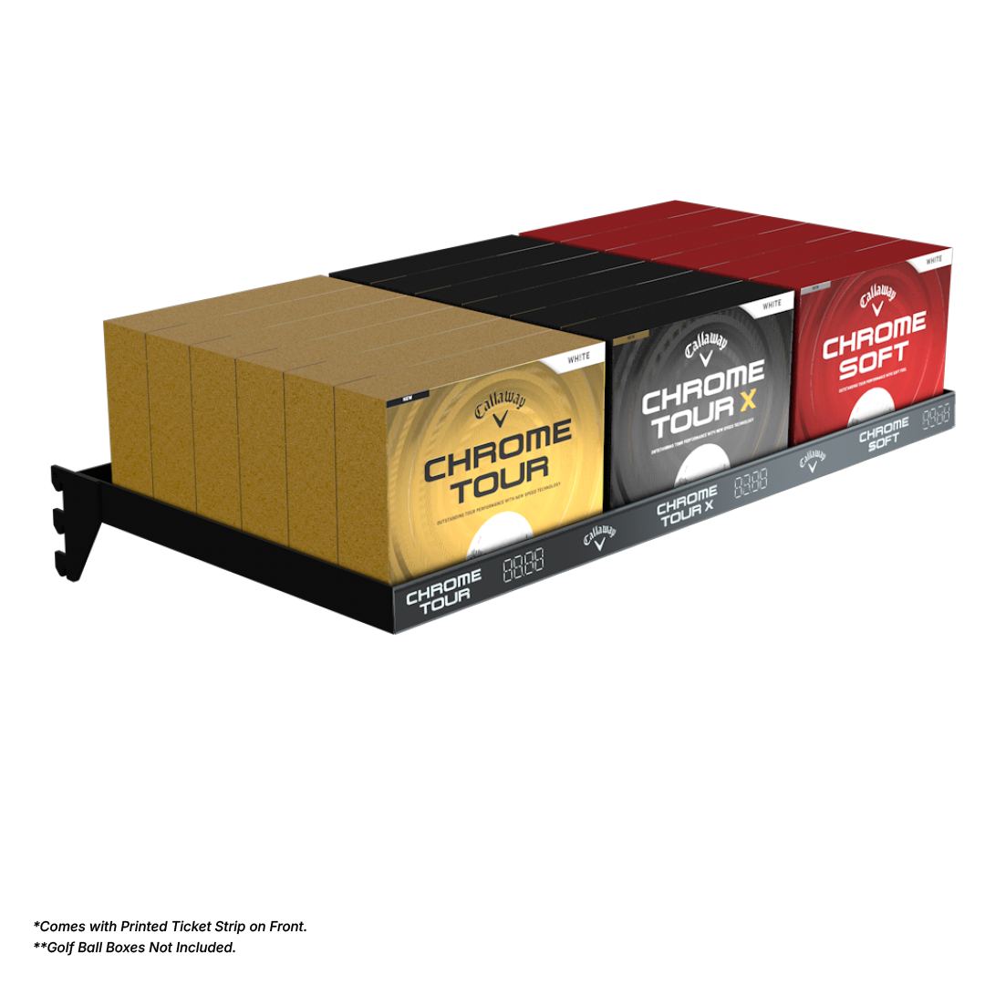 Slotted UpBright® Golf Ball Shelf