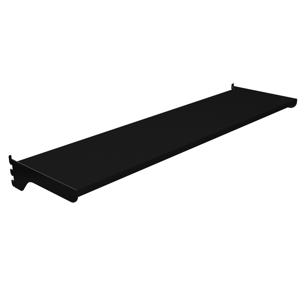 Slotted UpBright® Retail Wooden Shelf