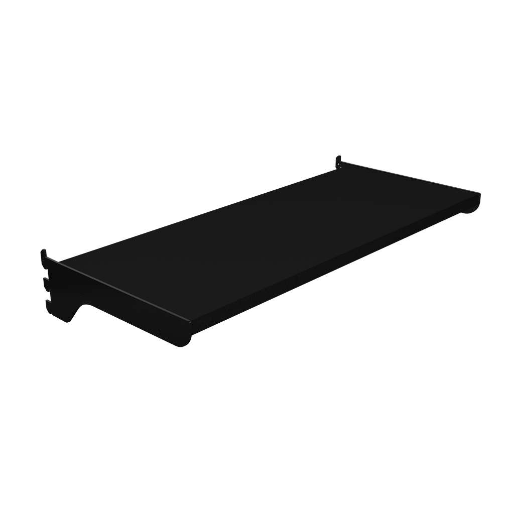 Slotted UpBright® Retail Wooden Shelf