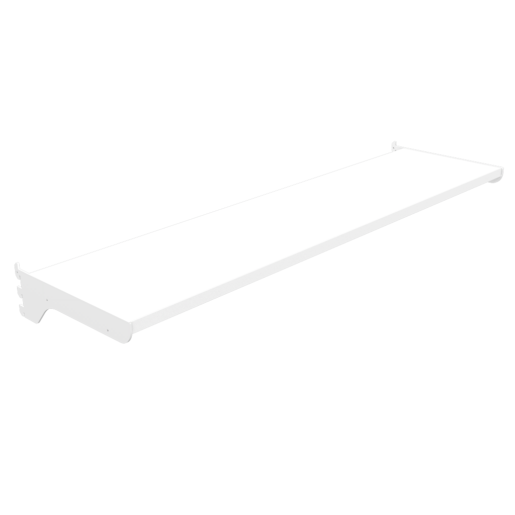 Slotted UpBright® Retail Wooden Shelf