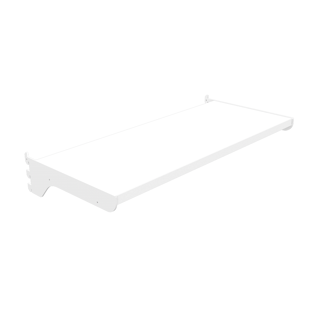Slotted UpBright® Retail Wooden Shelf