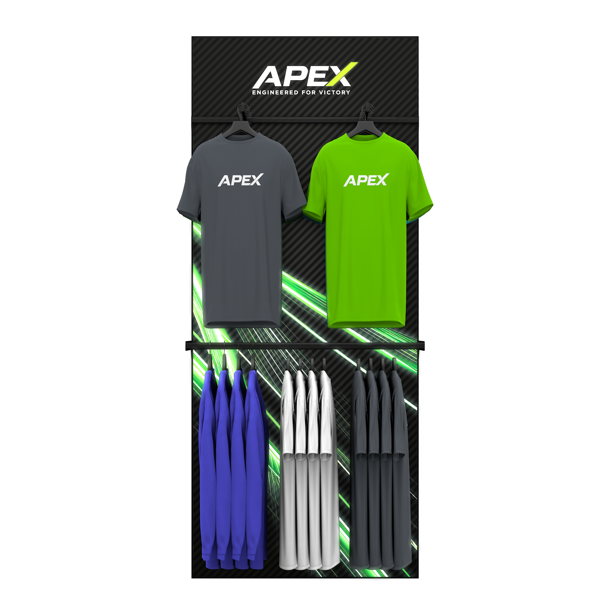 Padel Retail Display - Apparel Single