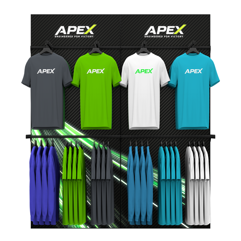 Padel Retail Display - Apparel Double