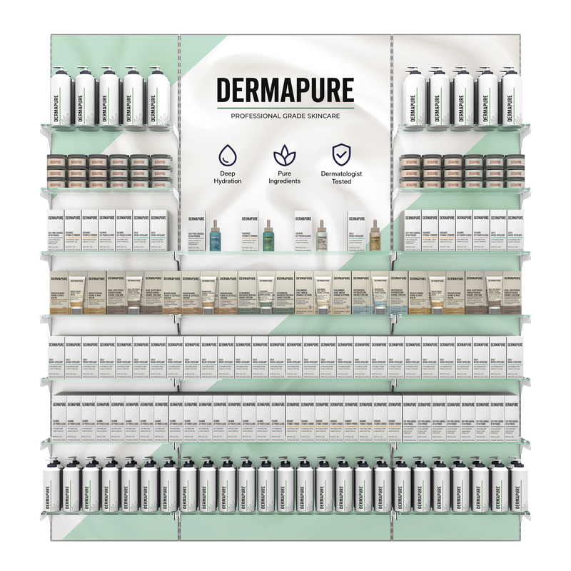 Premium Apothecary Salon Retail Display | Glass Shelving