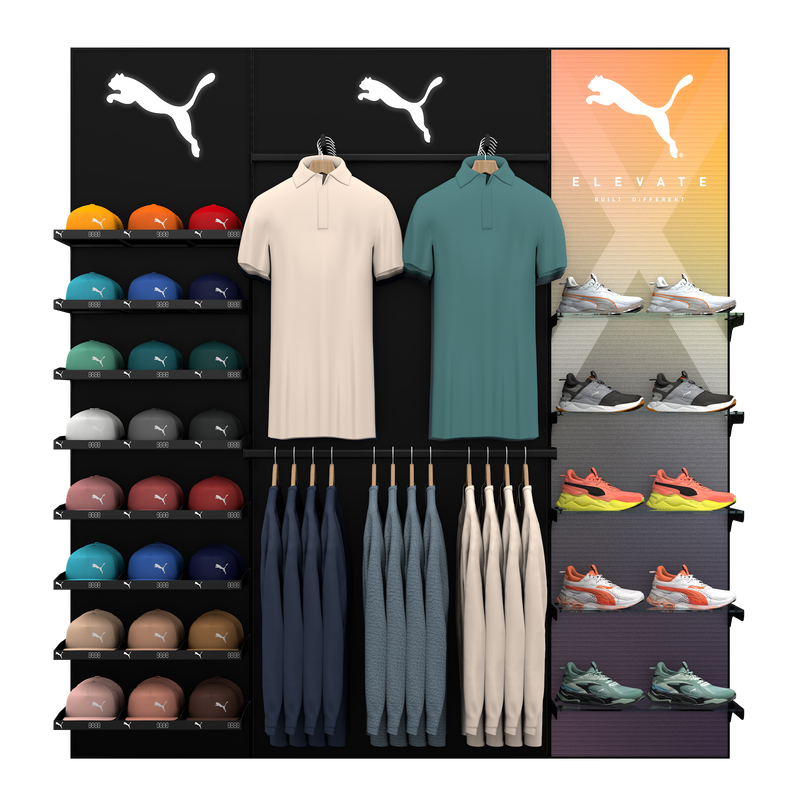 Complete Fashion Retail Merchandising Wall (Set 1)