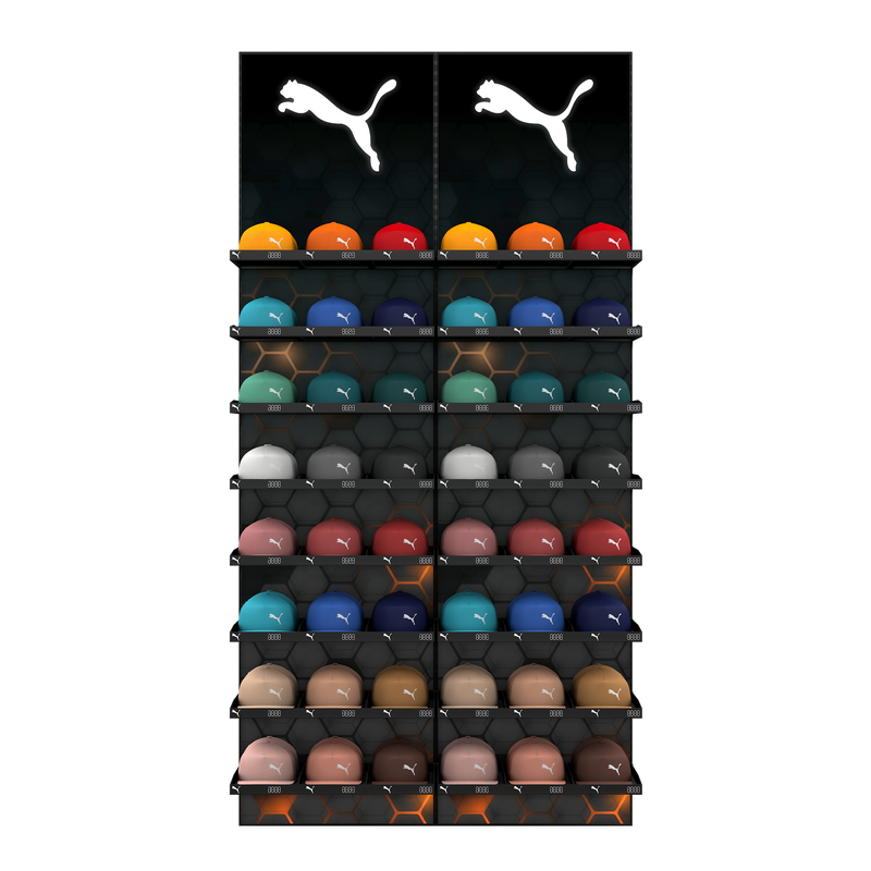 Double Hat & Cap Merchandising Wall