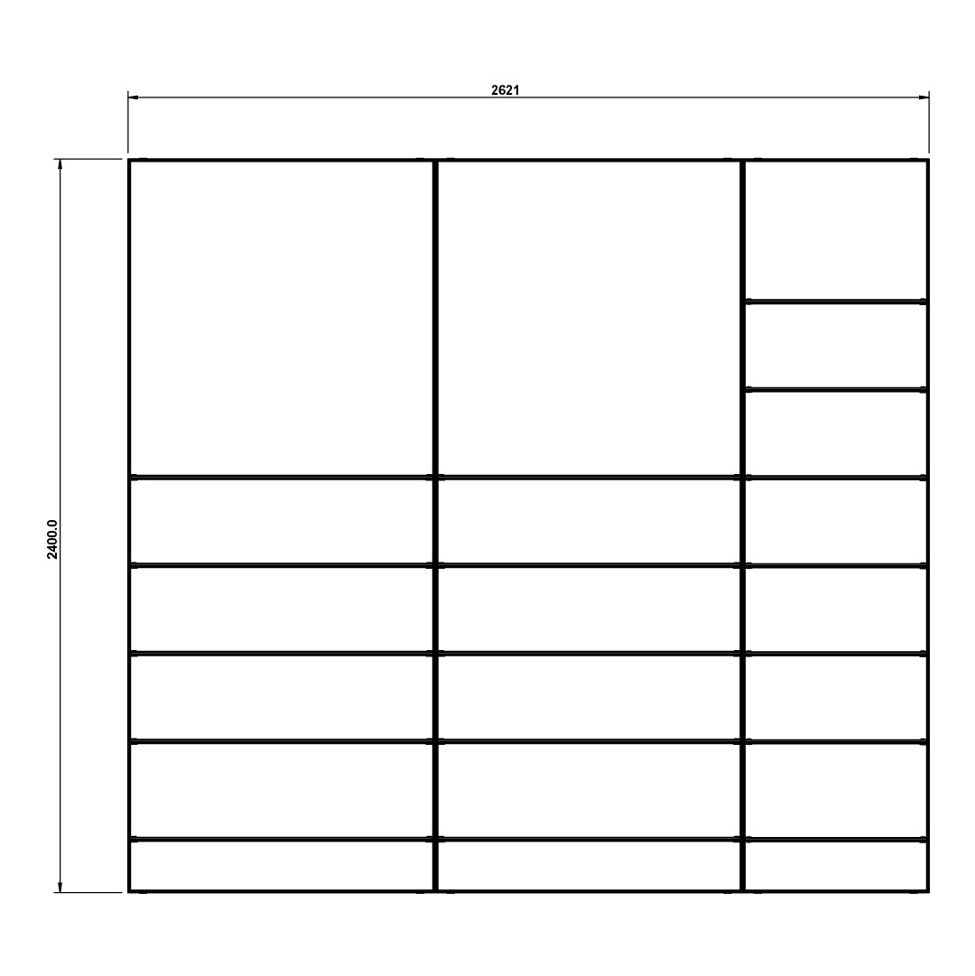 Flagship Clinic Retail Merchandising Wall | Glass Shelving