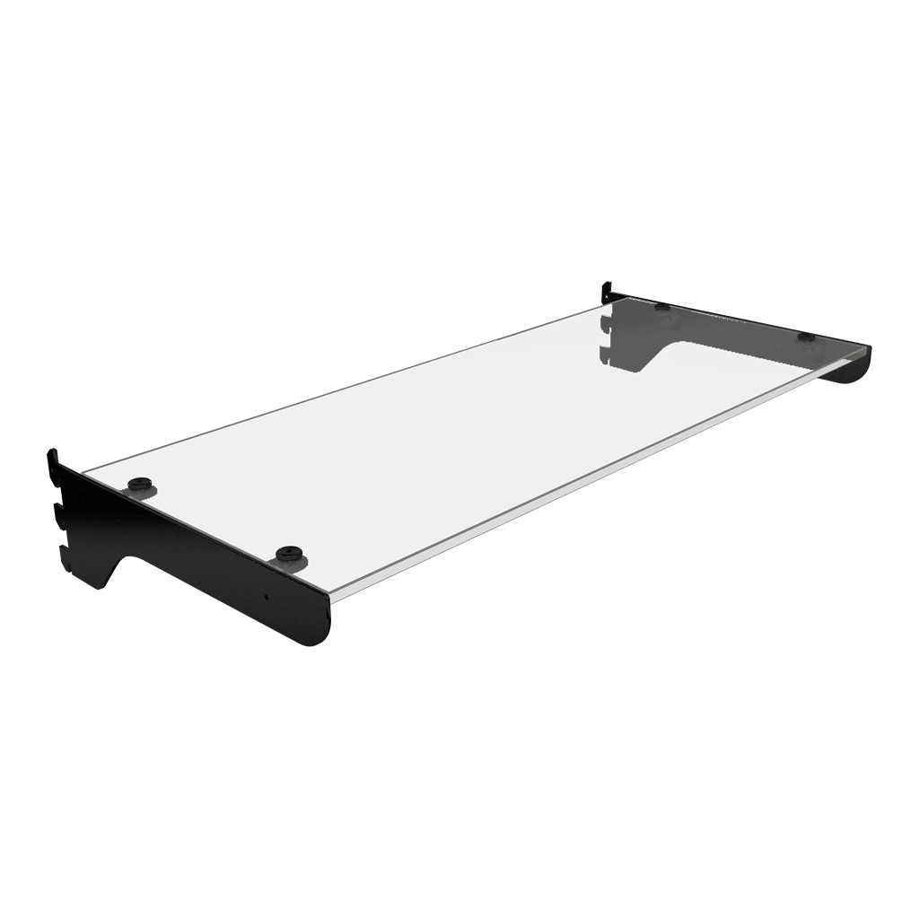 Slotted UpBright® Premium Glass Shelf