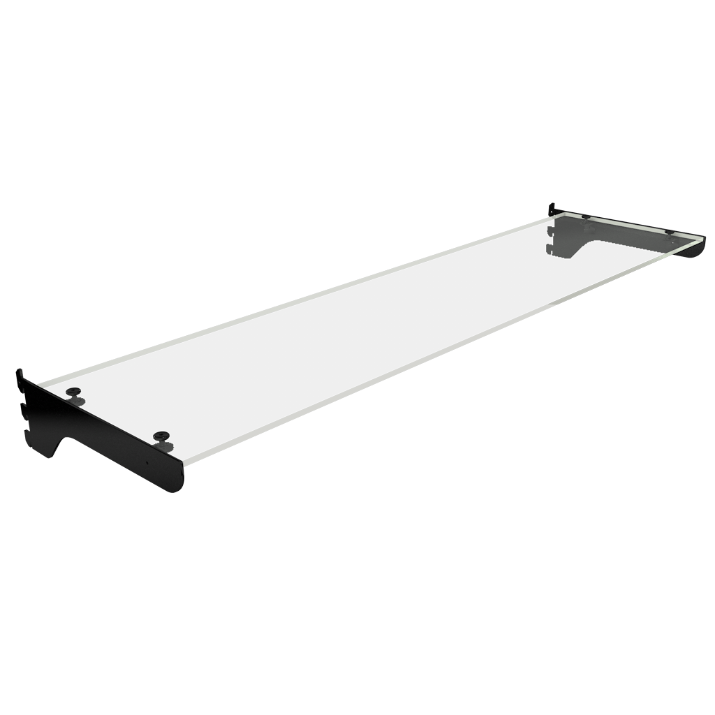 Slotted UpBright® Premium Glass Shelf