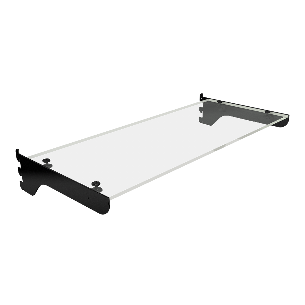 Slotted UpBright® Premium Glass Shelf