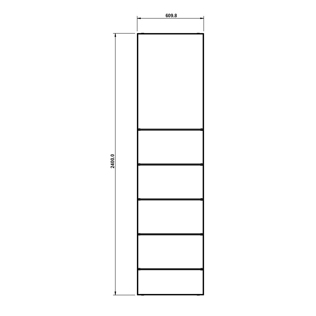 Narrow Illuminated Glass Footwear Retail Display