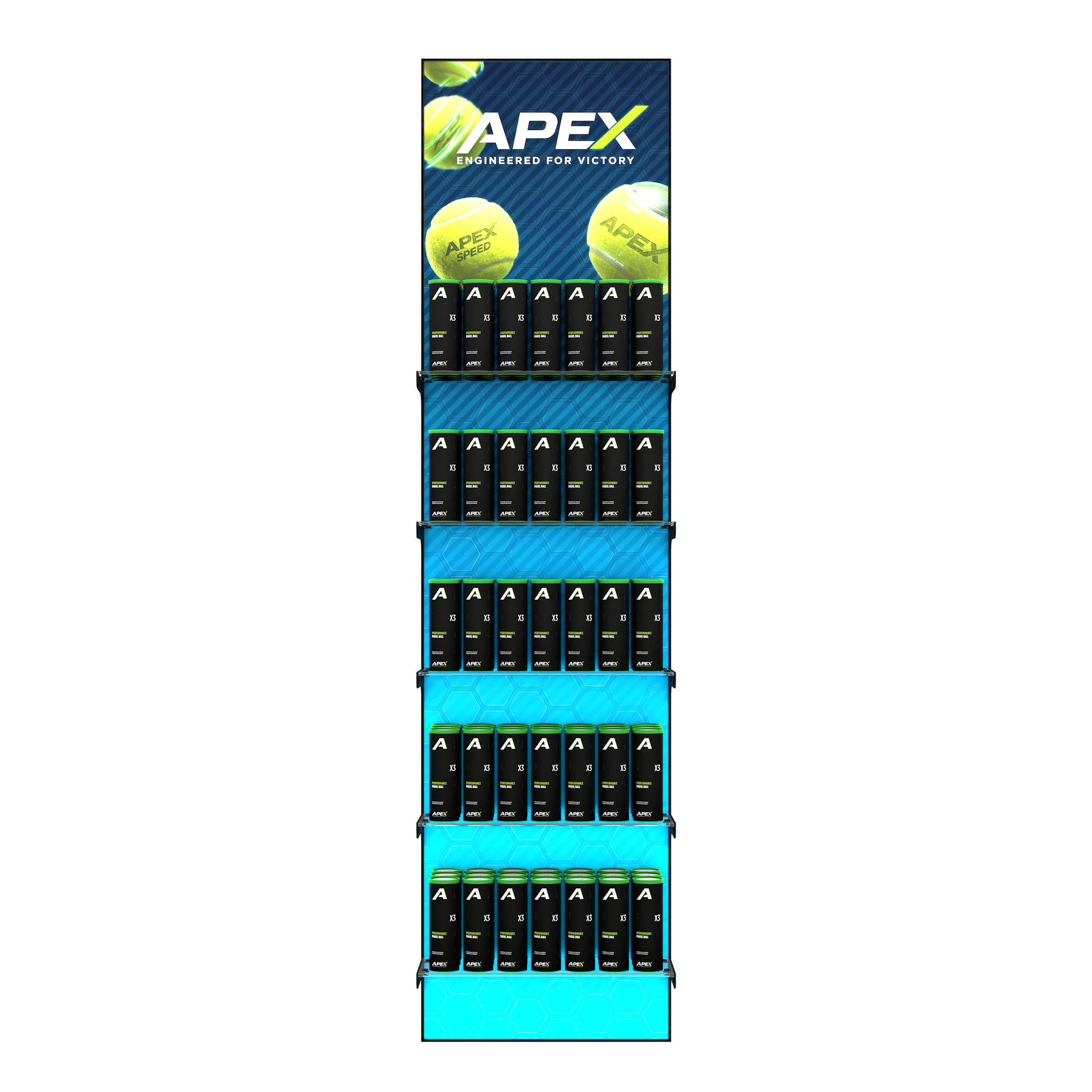 Padel Retail Display - Ball Solution