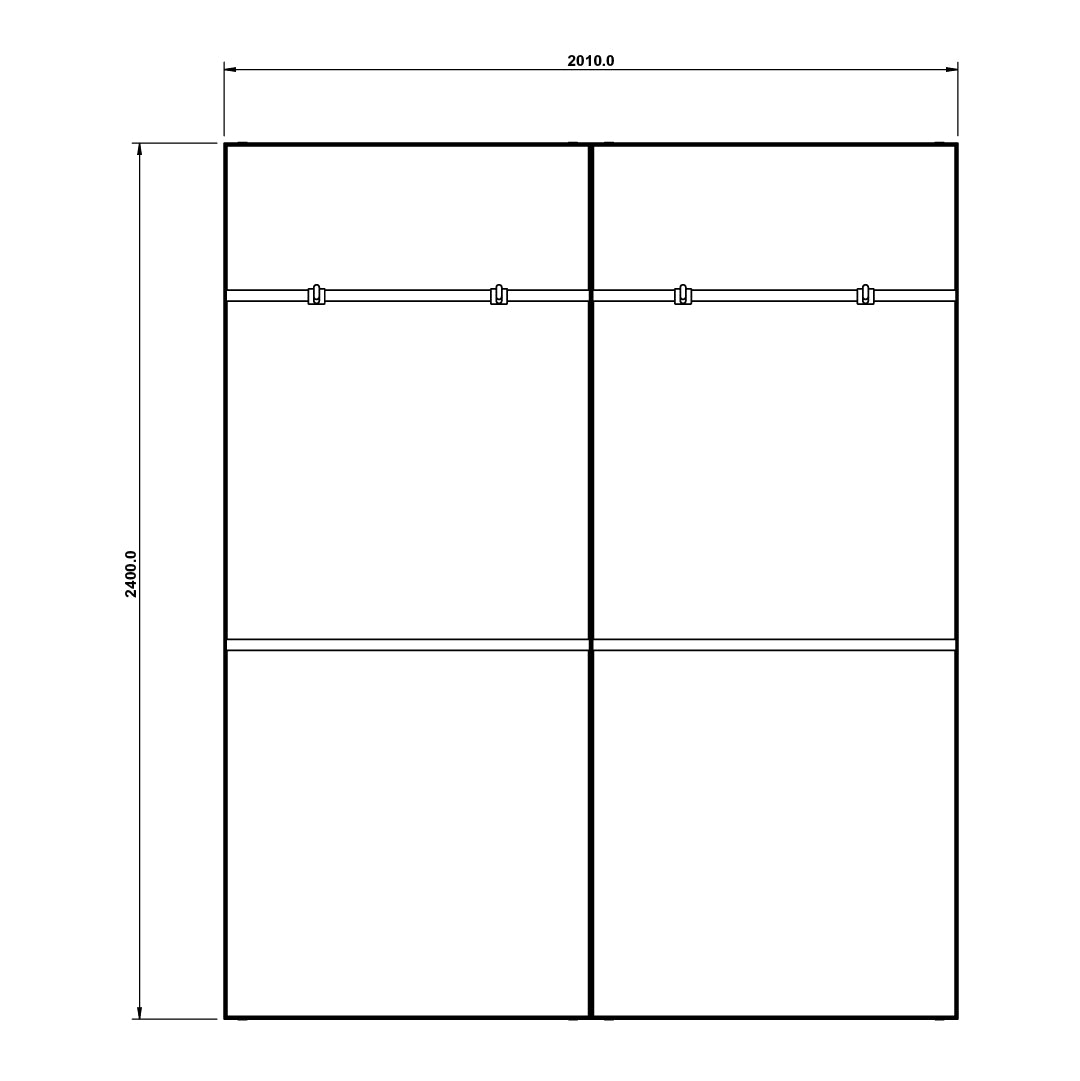 Padel Retail Display - Apparel Double
