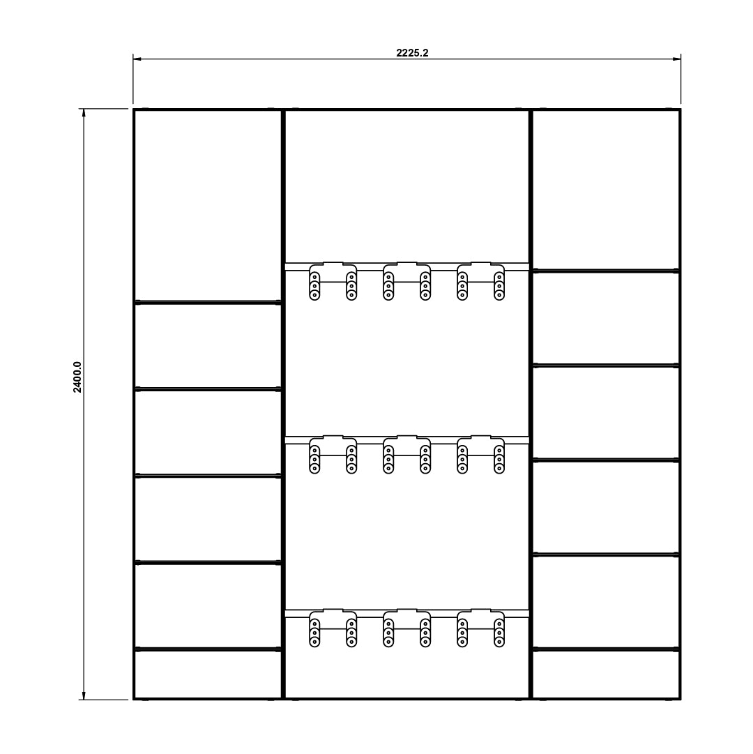 Padel Retail Display - Full Configuration