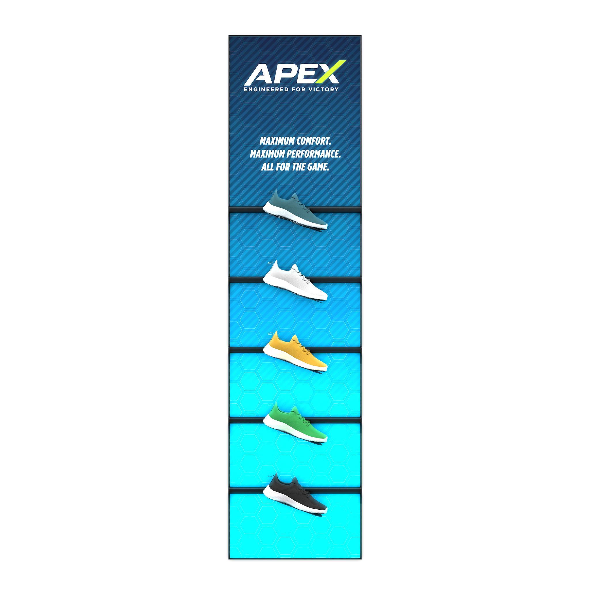 Padel Retail Display - Footwear 610