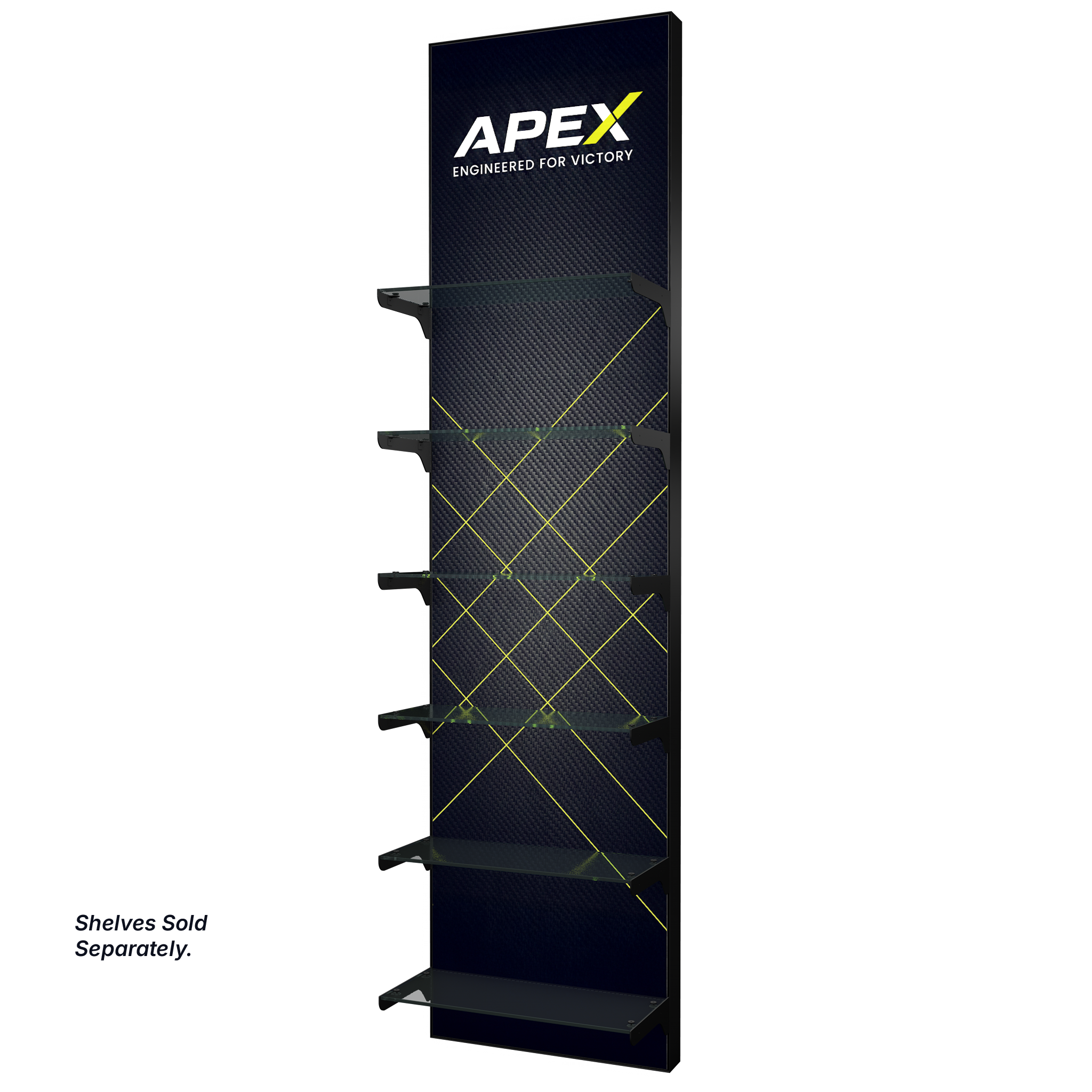 Slotted UpBright® Illuminated Retail Display System