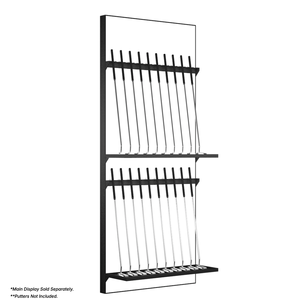 Slotted UpBright® Putter Shelf and Bracket