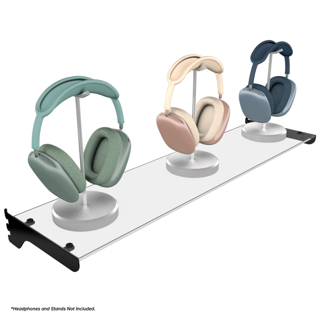 Slotted UpBright® Premium Glass Shelf