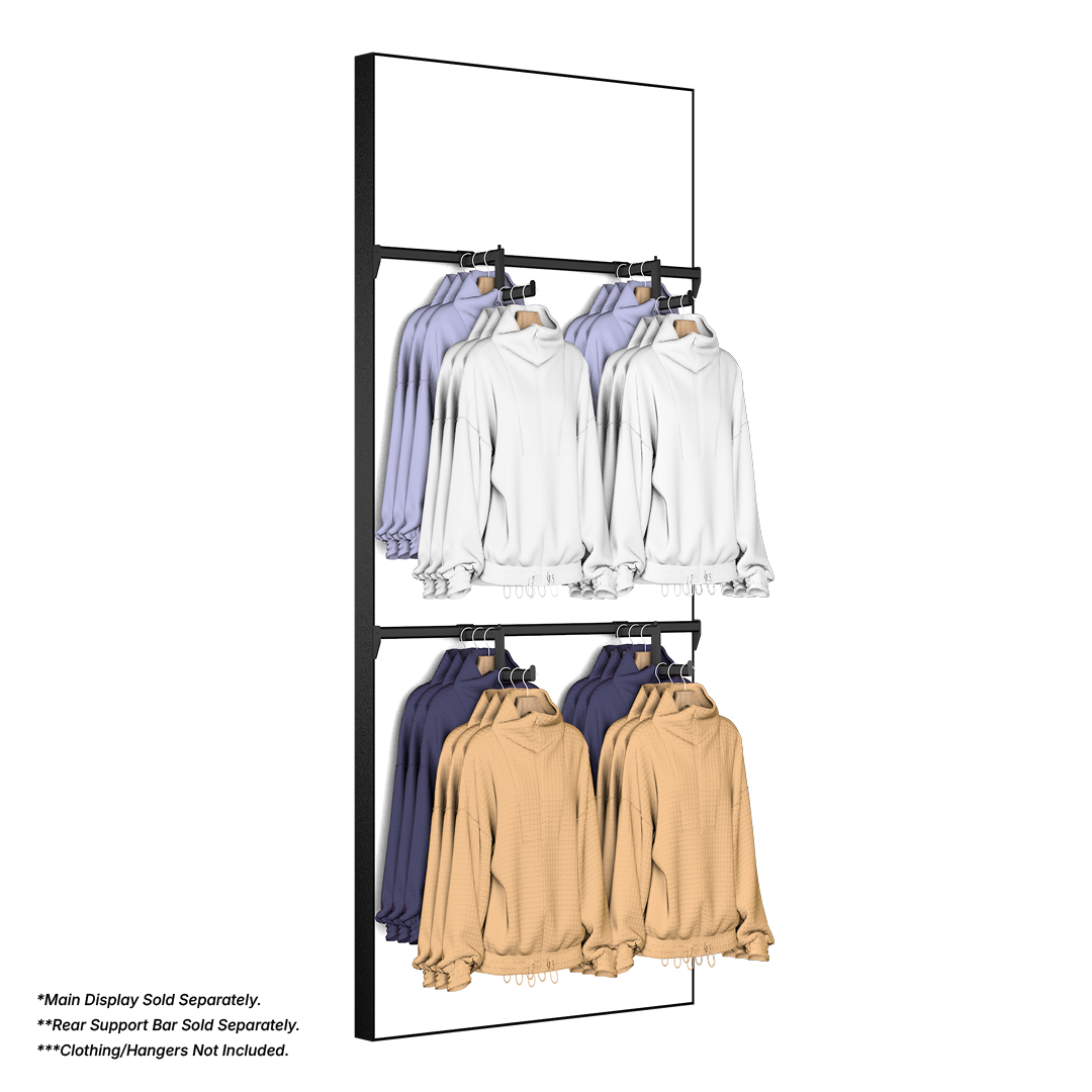 Slotted UpBright® Stepped Merchandising Arm
