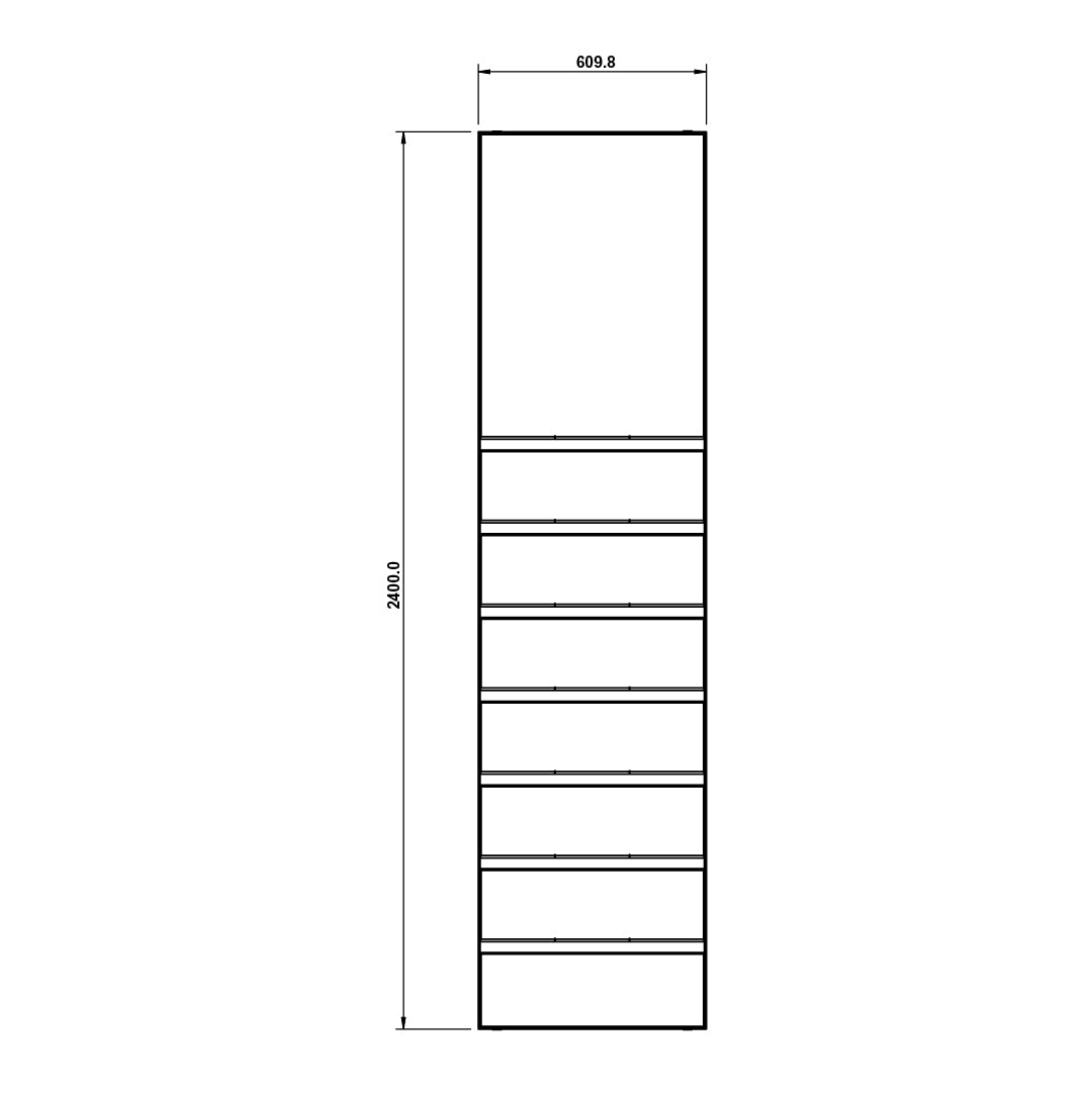 Slotted UpBright® Golf Hat Wall Display