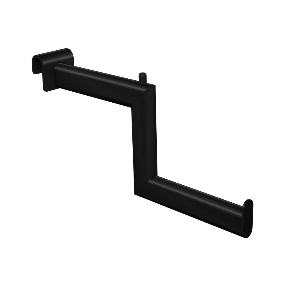 Slotted UpBright® Stepped Merchandising Arm