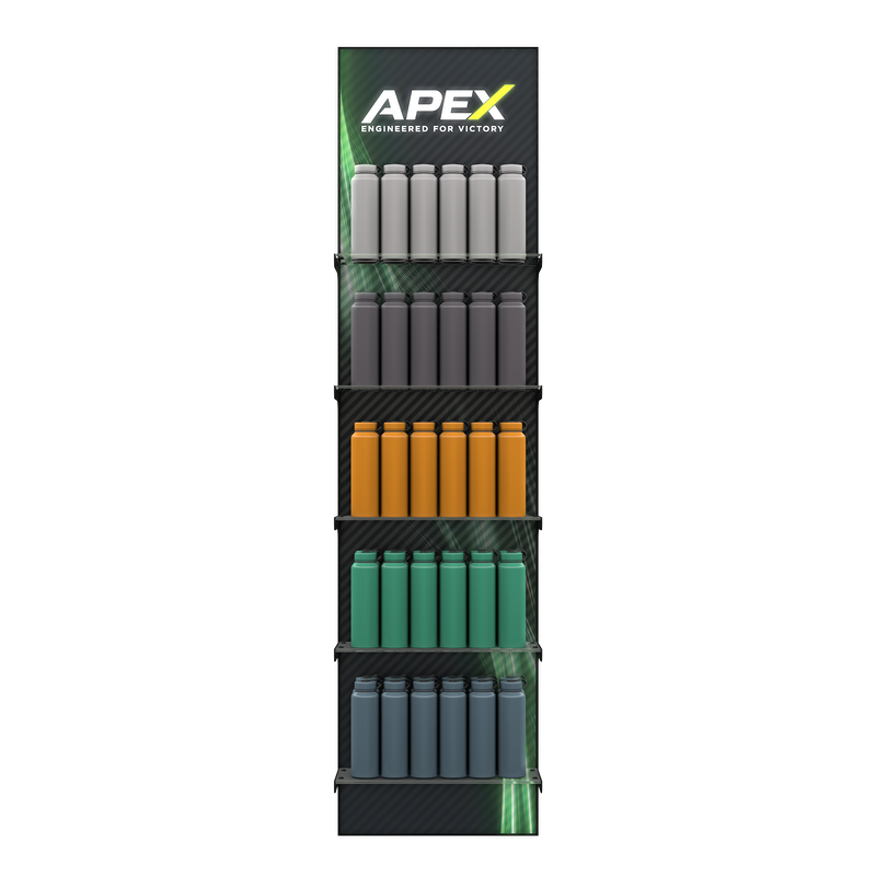 Padel Retail Display - Water Bottle Display