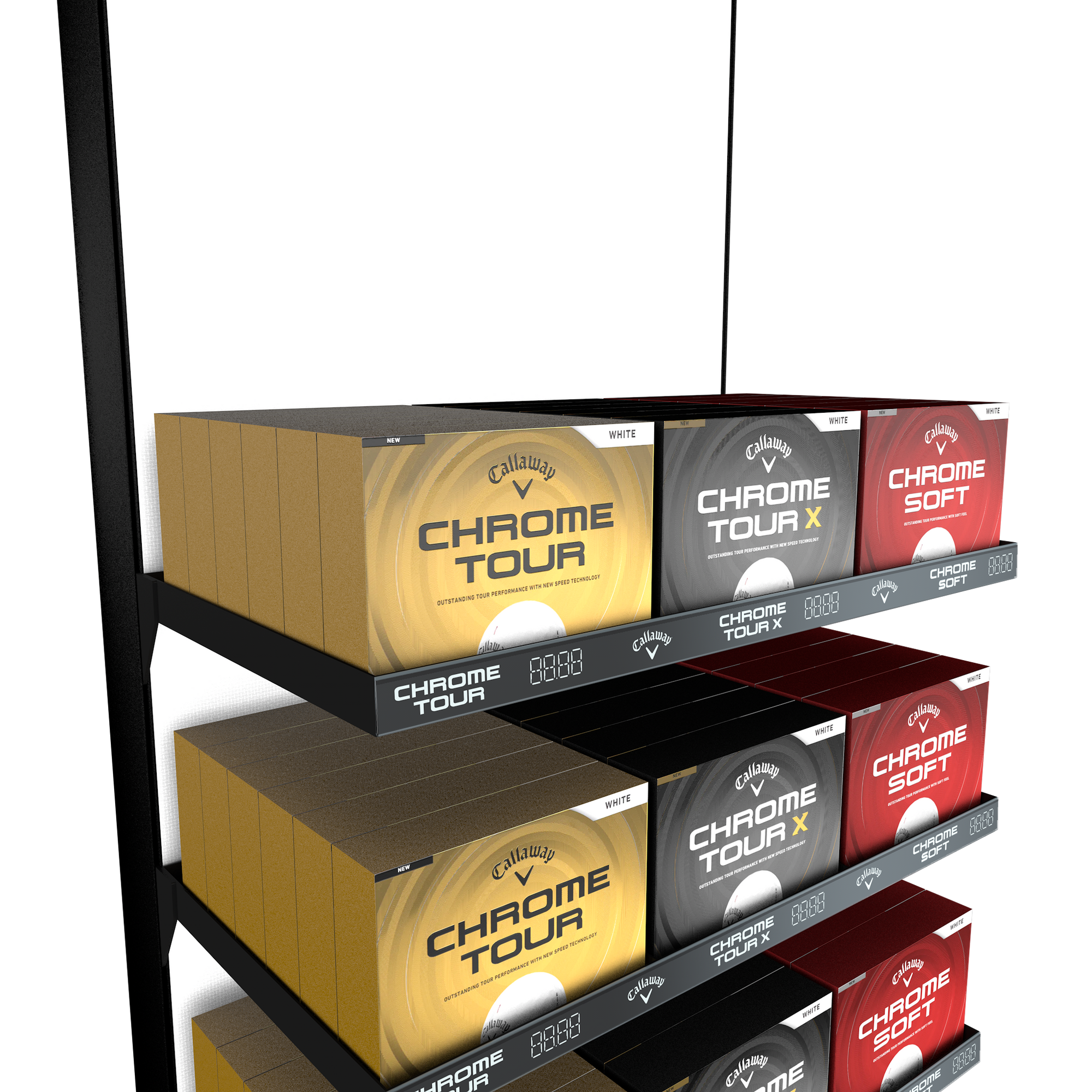 Golf Ball Shelves and Display